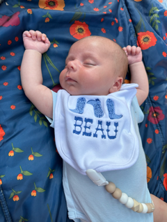 Custom Monogram Baby Bib