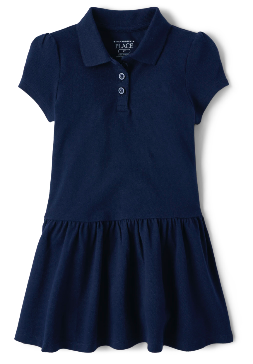 Back to School Monogrammed Polo Dress